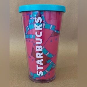 Starbucks 16 oz Watermelon Print Tumbler Cold Cup No Straw
